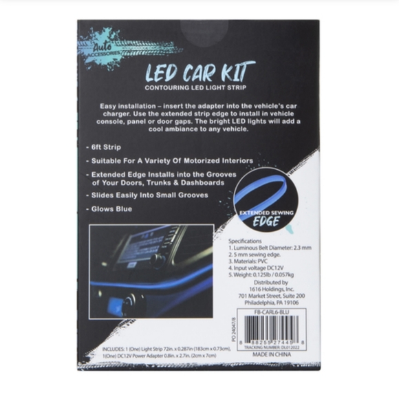 LED CAR KIT CONTOURING LED LIGHT STRIP. 🔵 6FT - Picture 2 of 4